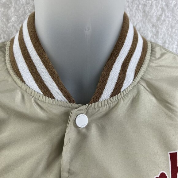 Members Only X Jean Michel Basquiat NWT Mens S Mona Lisa Varsity Bomber Jacket - Picture 8 of 16